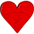 Wood Heart Red.ico Preview