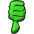 Thumb Down - Green 2.ico Preview
