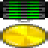 Gold 2 Bars Green.ico Preview