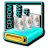 Drive - CD-R-RW-ROM turquoise&gold.ico Preview