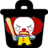 Pennywise recycling bin empty.ico Preview