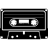 cassette black .ico Preview