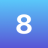 Number eight .ico Preview