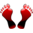 Feet-Red.ico Preview