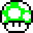 Bright Green Mushroom.ico Preview