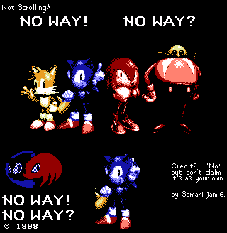 No Way? No Way! Screen No Way? No Way! Screen