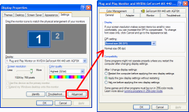 Switching DPI in Windows XP Switching DPI in Windows XP