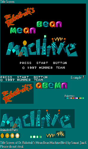 Dr Robotnik's Mean Bean Machine Dr Robotnik's Mean Bean Machine